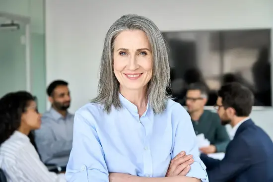 happy-older-senior-woman